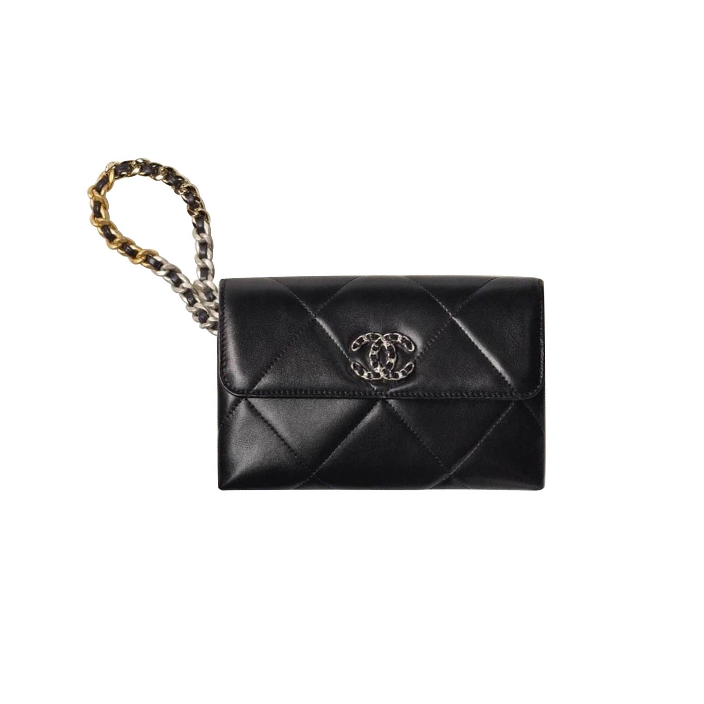 CHANEL 19 POUCH WITH HANDLE  AP2300 B07327 94305 (18.5*12.5*4.5cm)